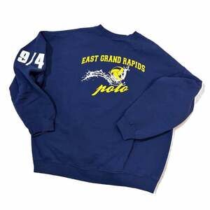 East Grand Rapids Water Polo Navy Blue Crewneck Sweatshirt Size XL